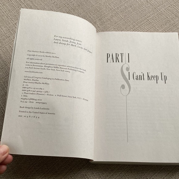 Dear Money by Martha McPhee, a Novel, New York Times Book Review Editors’ Choice - Picture 4 of 4